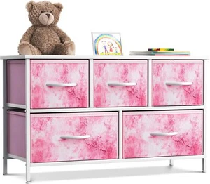 Sorbus Kids Dresser+5Drawers for Bedroom,Hallway, Closet & Office Organization - Picture 1 of 6