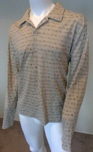 Kenneth Cole New York Men's Size XL Long Sleeve Collared Pull Over Shirt EUC - Picture 1 of 8