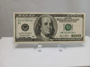 2006 $100 Franklin HB 14725736* Star U.S Currency Federal Note St.Louis - Picture 1 of 3