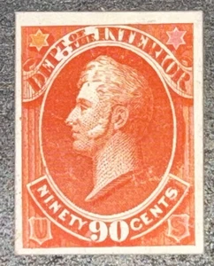 Travelstamps: US Stamps Scott # O24p4 Proof on Card  Mint Hinged NGAI - Picture 1 of 5