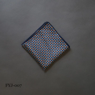 VintageSquare Pocket Mens  Suit Accessories Old Money Retro Paisley Handkerchief - Image 1 of 4