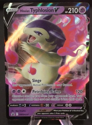 Hisuian Typhlosion V SWSH237 SWSH: Sword & Shield Promo Cards Holo TCG Pokemon - Image 1 of 2