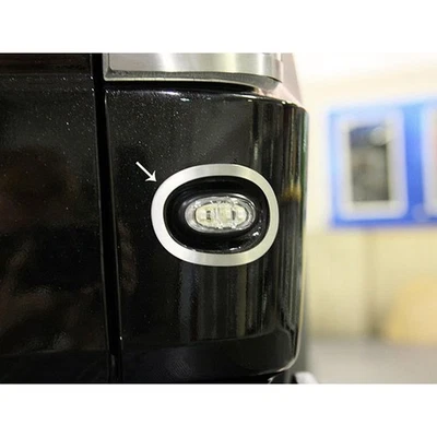 Anillos de ajuste de luz marcadora 4p para Ford F-150 SVT Raptor 2010-14 [ino inoxidable/cepillado] Foto 1 de 4