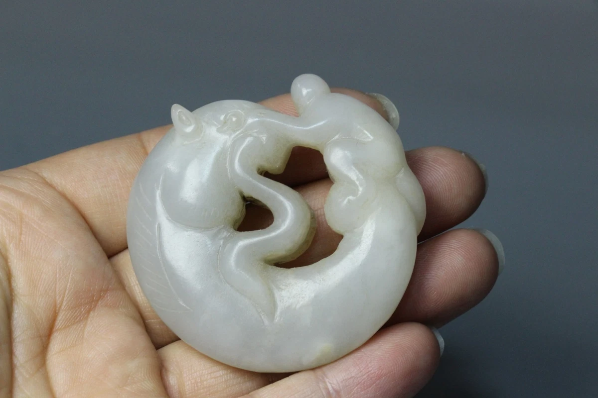 马古董原始玉石古董中国雕塑、雕像| eBay