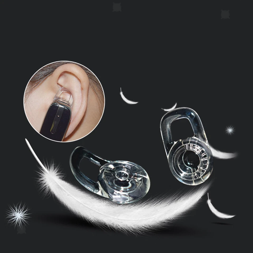 Headset Ear Gel Silicone Replacement Spare Gel Eartip Earbud Gel Tip Sturdy — 第 1/1 张图片