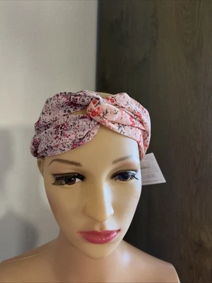 Envoltura para la cabeza Scunci Trend Collection estampado floral bicolor - 1 pieza nueva con etiquetas Foto 1 de 4