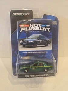 Greenlight Green Machine Hot Pursuit 2008 Ford Crown Victoria 1:64 Nevada Patrol - Picture 1 of 4