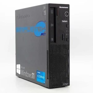 Lenovo E73 SFF i5 Windows 11 8GB 480GB Desktop Computer Desktop Dvd-Rw - Picture 1 of 4