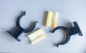 2x Befestigung Clip Sockelleiste Küche Sockelfuß Sockelfußclip selbstklebend - Bild 1 von 2