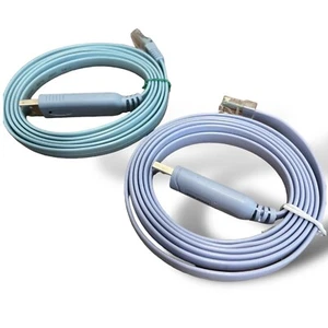 USB RJ45 Console Cable 6ft Windows 8, 7, Vista, , Linux RS232 Q5H4 - Picture 1 of 17