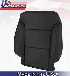 2015 2016 2017 For Chevy Suburban Passenger Side Top Leather Seat Cover Black
