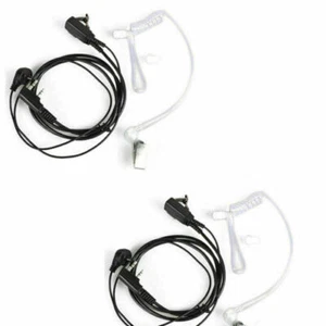 2PCS Baofeng Ohrhörer Kopfhörer-Headset-Mikrofon für UV-5R BF-888s GT-3 Funkgerä - Picture 1 of 2