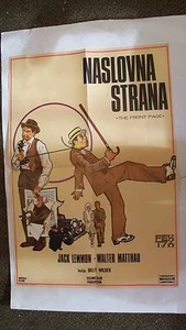 The Front Page Original Yugoslavian Movie Poster 1976 - Picture 1 of 1