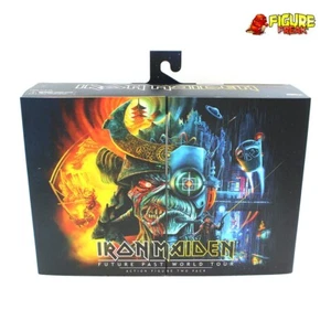 NECA Iron Maiden Ultimate 7" Future Past World Tour Cyborg & Samurai Eddie 2-Pak - Picture 1 of 11