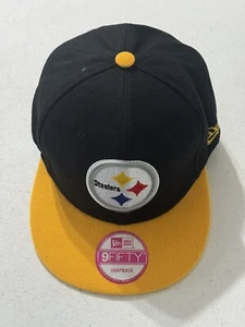 New Era 9Fifty NFL Pittsburgh Steelers Black Yellow Snapback Hat Cap - Bild 1 von 6