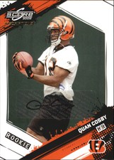 2009 Score Inscriptions Autographs Bengals Football Card #384 Quan Cosby /799