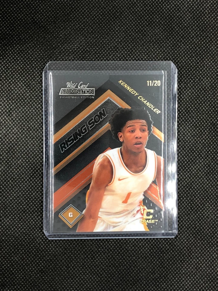 RARE! KENNEDY CHANDLER - 2021-22 WILD CARD ALUMINATION RISING SON #'d/20 ROOKIE - Image 1 of 4