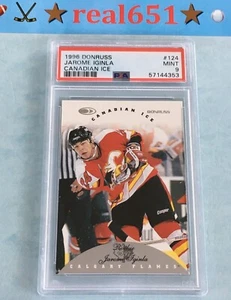 1996 Donruss Canadian Ice #124 JAROME IGINLA Rookie | PSA 9 Mint | HOF Flames RC - Bild 1 von 3