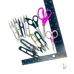 11 Pcs Westcott and Wahl, Pink & Black Shears, Mini Scissors, Stainless - Picture 1 of 5