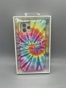 +RECOVER Sunburst iPhone 11 Pro Max / XS MAX Handyhülle Regenbogen Batik Silikon - Bild 1 von 4