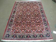 3x5 Handmade Knotted Indian Amritsar Floral Oriental Wool Red Rug Organic Nice