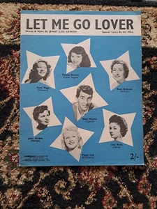 Original Noten " Let Me Go Lover " - Bild 1 von 1