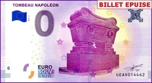 TOMBEAU DE NAPOLEON / BILLET 0 € / NULL EURO-SCHEIN / UEAV 2018-3 - Picture 1 of 1