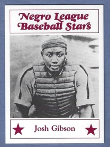 Josh Gibson 1986 Fritsch Negro League Baseball Stars #23 HOF - Picture 1 of 2