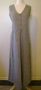 NEW VINTAGE JEANNE ENGELHART Flax Linen MOSSY TWEED JOYRIDE Jumper sz XS/PETITE - Picture 1 of 3