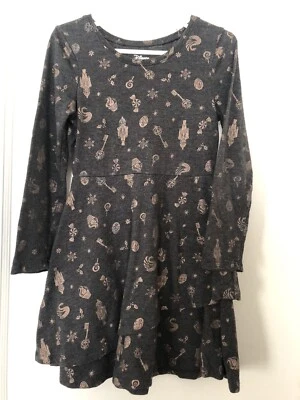 Vestido de vacaciones de Navidad Disney para niñas pequeñas frijoles saltadores talla 4t AOP USADO EN EXCELENTE ESTADO Foto 1 de 4