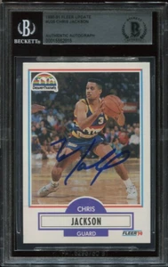 MAHMOUD ABUL-RAUF signed autographed 1990 FLEER ROOKIE CARD RC BECKETT (BAS) - Picture 1 of 2
