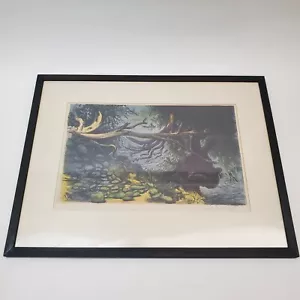 Victor Arnautoff 1950s "By the Water" Signed Original Lithograph Limited 28/28 - Picture 1 of 12