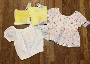 Cat & Jack Girl's Size Medium (8) Short Sleeve T-Shirt Lot of 4 - Picture 1 of 11