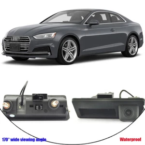 Car Trunk Handle HD CCD Rear View Camera Backup Parking for Audi A5 2017 2018-Up - Picture 1 of 7