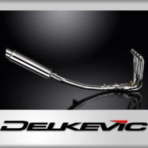 KAWASAKI ZZR1400 08-11 4-1 EXHAUST SYSTEM 350mm STAINLESS ROUND SILENCER BSAU - Picture 1 of 4