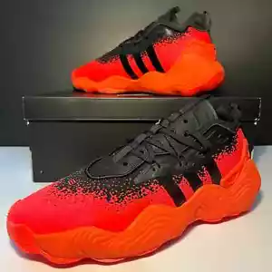 adidas Trae Young 3 Basketball Shoes Core Black/Solar Red/Carbon M11 W12 IF5605 - Picture 1 of 10