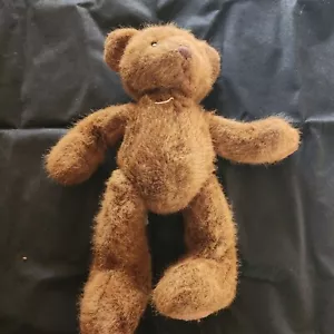 Peluche peluche Russ Bernie morbido marrone dorato peluche giocattolo raccoglitore - Foto 1 di 5