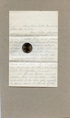 MARLBOROUGH, NEW HAMPSHIRE (CDS) TO MARIETTA, GEORGIA - MARCH 1888   NOTES Foto 1 de 4