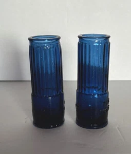 Set of 2 Corralejo Mexico Tequila Cobalt Blue Shot Glasses F1 - Picture 1 of 4
