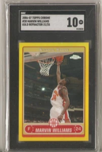 2006-07 Topps Chrome MARVIN WILLIAMS Gold Refractor 21/25 #30 SGC 10 GEM MINT SP - Picture 1 of 1
