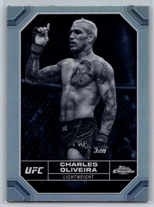 Charles Oliveira 2024 Topps Chrome UFC Negative Refractor #42 - Picture 1 of 2
