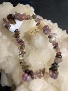 0104 Mineraux Bracelet Baroque 024 Tourmaline - Imagen 1 de 3