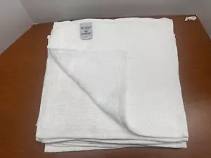 1888 Mills 13'' x 12" Hotel Quality White Face Wash Cloths Towels 12-Pack - Picture 1 of 5