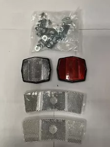 Bicycle Reflectors 4 Piece Set - Picture 1 of 3