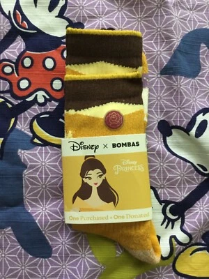 CALCETINES BELLE BEAUTY & THE BEAST DISNEY BOMBAS PANTORRILLA ADULTO TALLA PEQUEÑA NUEVOS Foto 1 de 4