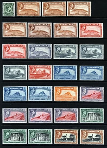 GIBRALTAR KG VI 1938-51 Pictorial Set with Most Varieties SG 121 to SG 131 MINT - Picture 1 of 4