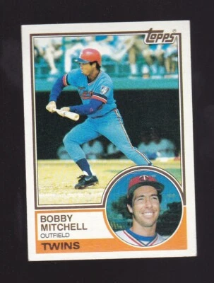 1983 Topps Bobby Mitchell #647 Minnesota Twins - Image 1 of 2
