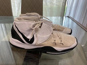 Nike Kyrie 6 'White Black' Oreo Men's Basketball Sneaker BQ4630-100 Sz 14 - Picture 1 of 10