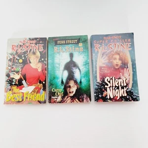 Fear Street Book Bundle Lot R. L. Stine Silent Night The Best Friend Camp Out  - Picture 1 of 22