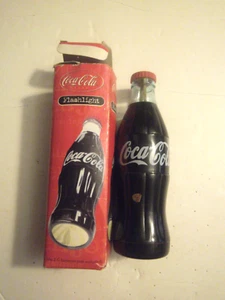 Vintage, Coca-Cola Bottle Shaped Flashlight 7.5" Collectible - Picture 1 of 8
